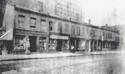 South West Corner of Morgan (Delmar) and Fourth Streets